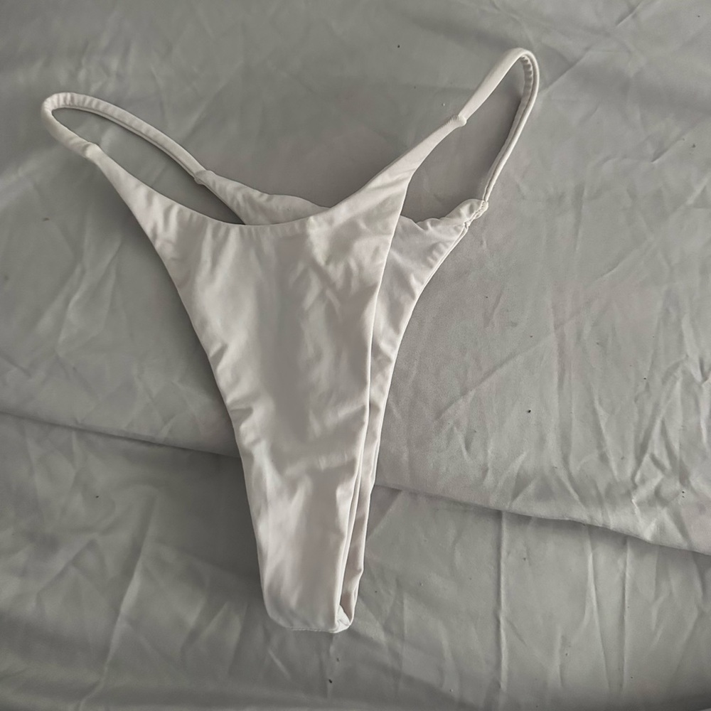 XS San lorenzo white bikini bottoms